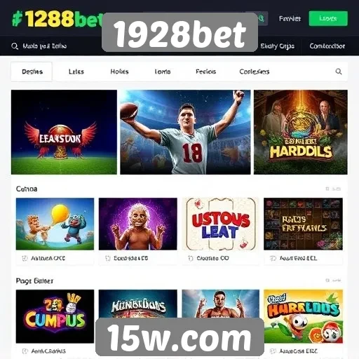 Exploração dos jogos disponíveis no site 1928bet