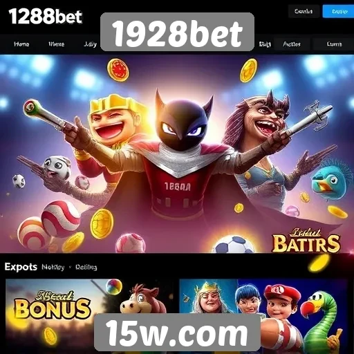 Variedade de jogos disponíveis na plataforma 1928bet